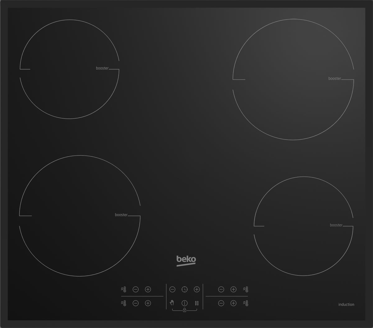 Beko HII64205MTB spishällar Svart Inbyggd