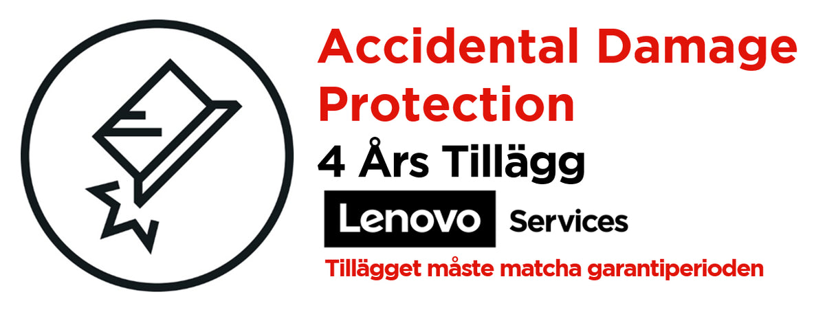 Lenovo 4Y Accidental Damage Protection 4 År supportförlängning