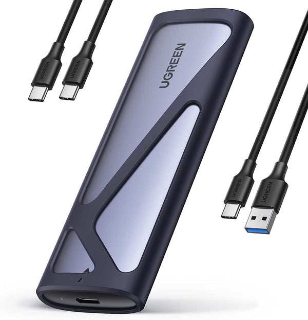 Ugreen 90264 Hölje för lagringsenheter SSD-inkapsling Grå M.2