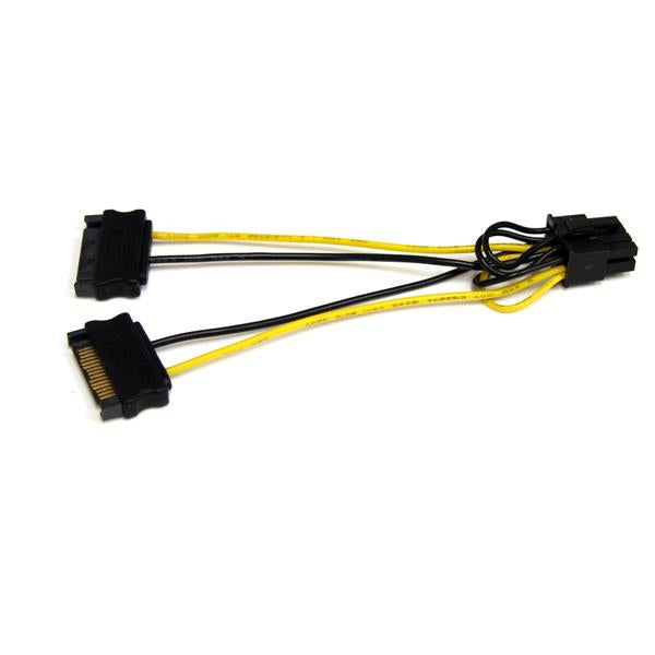 StarTech.com SATPCIEX8ADP intern strömförsörjningskabel 0,15 m