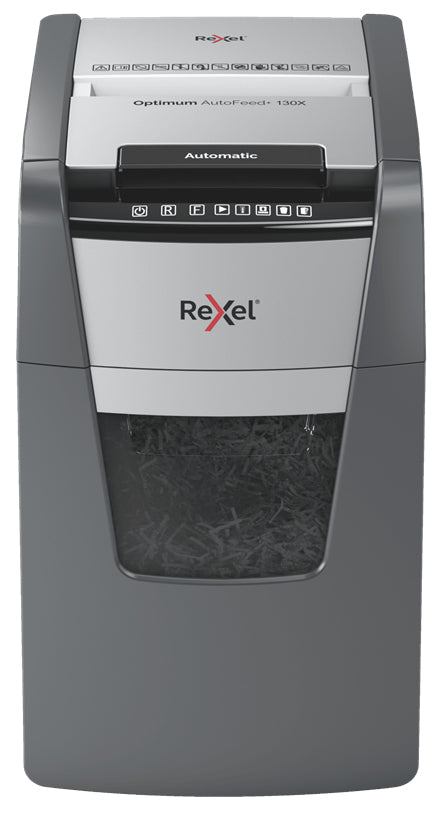 Rexel Optimum AutoFeed+ 130X dokumentförstörare Tvärsgående skärning 55 dB