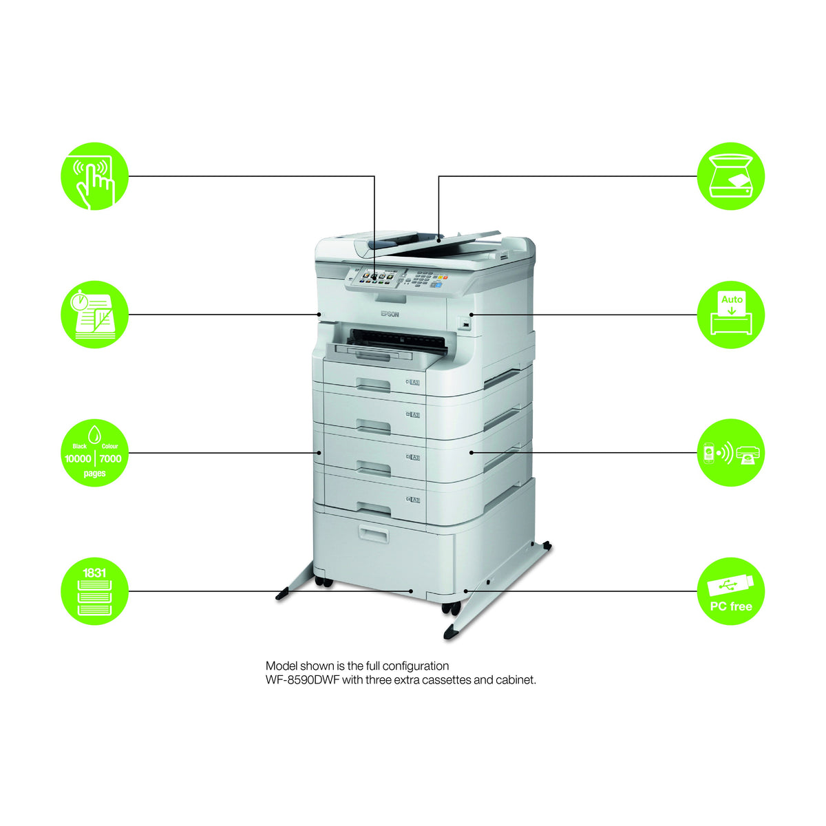 Epson Cyan XXL Ink Supply Unit bläckpatron