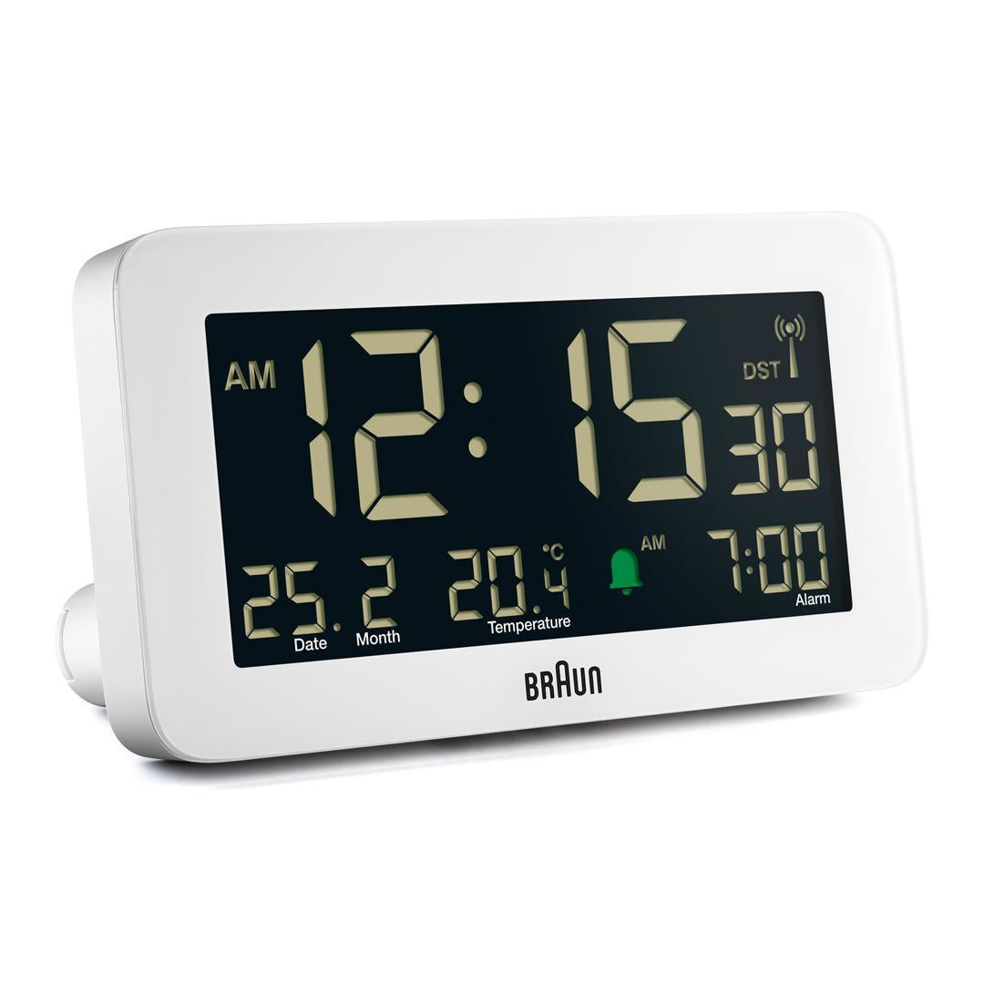 Braun BC10 Digital väckarklocka Vit