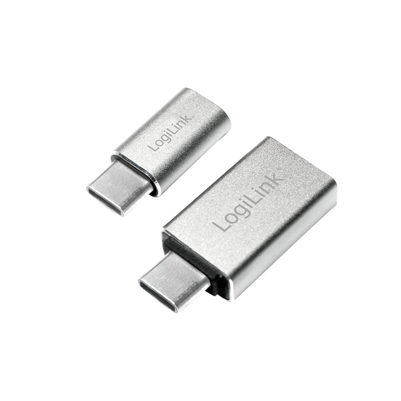 LogiLink AU0040 kabelomvandlare (hane/hona) USB 3.1 C USB 3.0 A