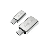 LogiLink AU0040 kabelomvandlare (hane/hona) USB 3.1 C USB 3.0 A