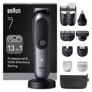Braun AIO7560 skägg/hår trimmer Svart