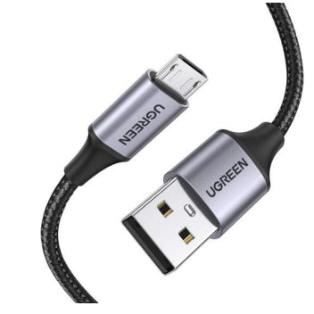 Ugreen UG-60146 USB-kablar USB 2.0 1 m Micro-USB A USB A 0,48 Gbit/s Svart