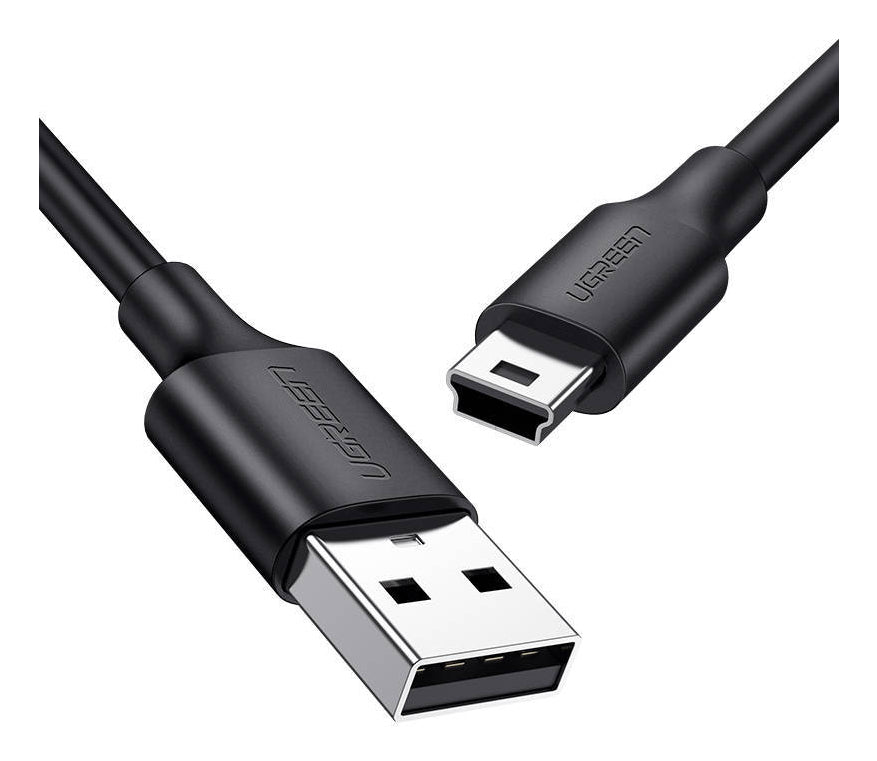 Ugreen US132 USB-kablar USB 2.0 0,5 m USB A Mini-USB A Svart