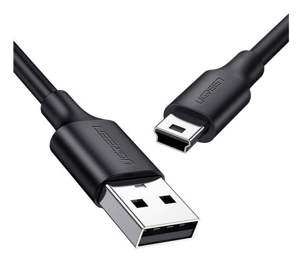 Ugreen US132 USB-kablar USB 2.0 0,5 m USB A Mini-USB A Svart