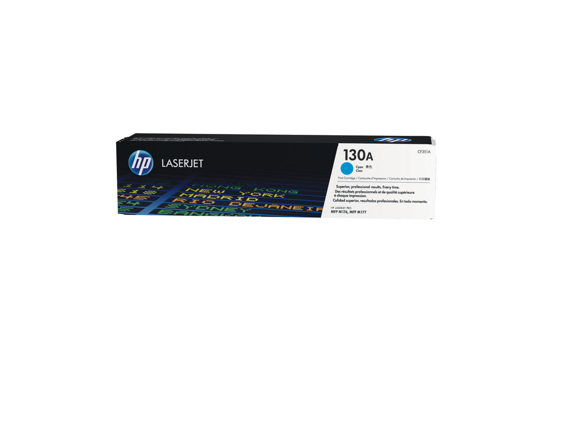HP 130A cyan original LaserJet tonerkassett