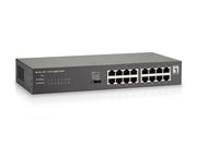 LevelOne GEU-1621 nätverksswitchar Gigabit Ethernet (10/100/1000) Grå