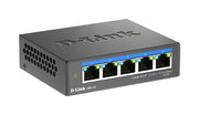 D-Link DMS-105 Ohanterad L2 2.5G Ethernet (100/1000/2500) Svart
