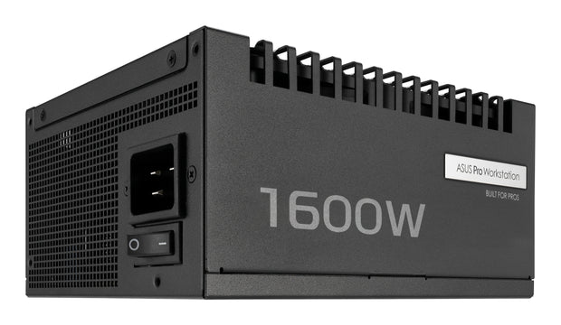 ASUS Pro WS 1600W Platinum strömförsörjningsenheter 20+4 pin ATX Svart
