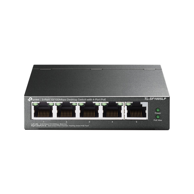 TP-Link TL-SF1005LP nätverksswitchar Ohanterad Fast Ethernet (10/100) Strömförsörjning via Ethernet (PoE)