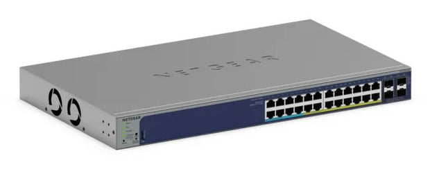 NETGEAR GS728TXUP hanterad Gigabit Ethernet (10/100/1000) Strömförsörjning via Ethernet (PoE) stöd 1U Grå
