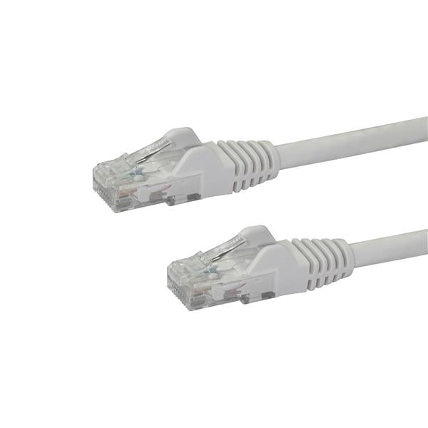 StarTech.com N6PATC10MWH nätverkskablar Vit 10 m Cat6 U/UTP (UTP)