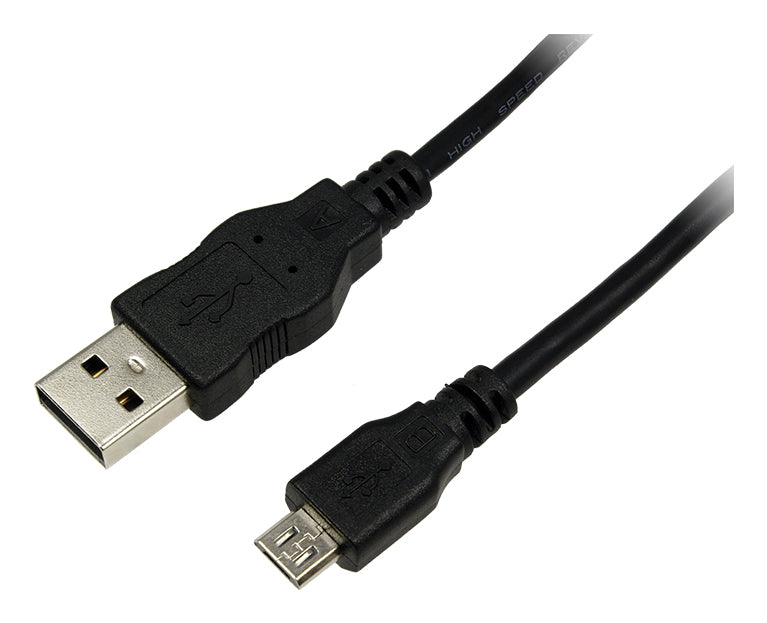 LogiLink CU0059 USB-kablar USB 2.0 3 m USB A Micro-USB B 0,48 Gbit/s Svart