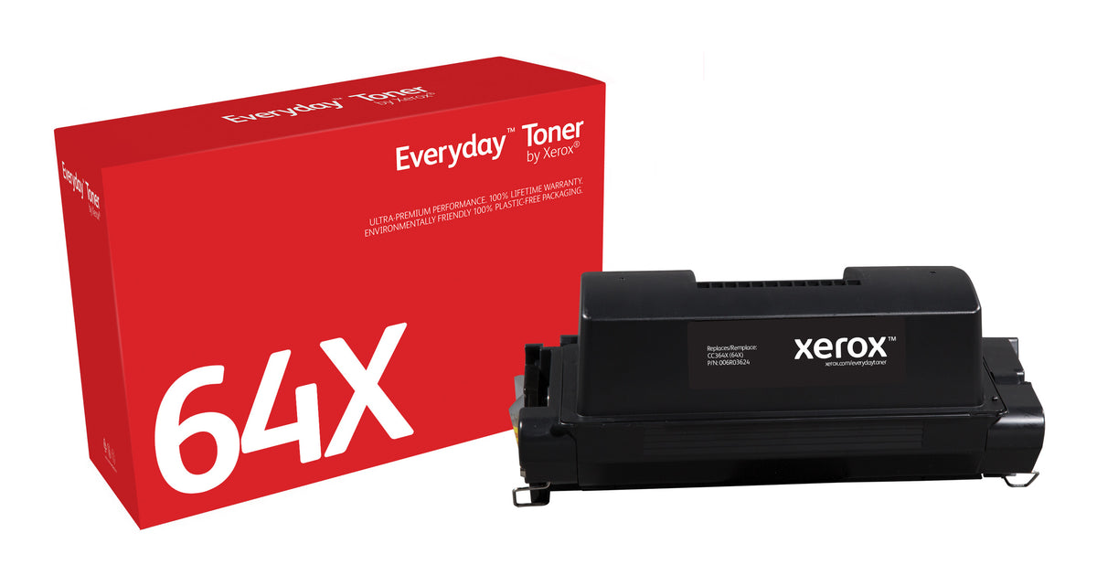 Everyday Svart Toner by Xerox compatible with HP 64X (CC364X)