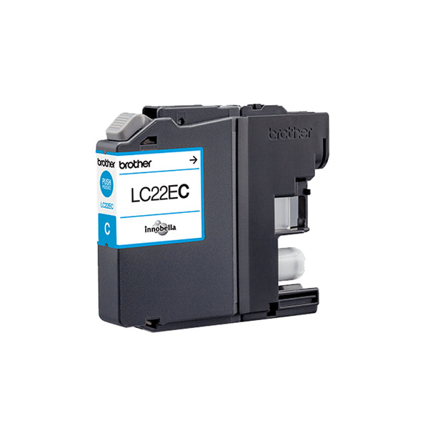 Brother LC22EC bläckpatroner Original Cyan
