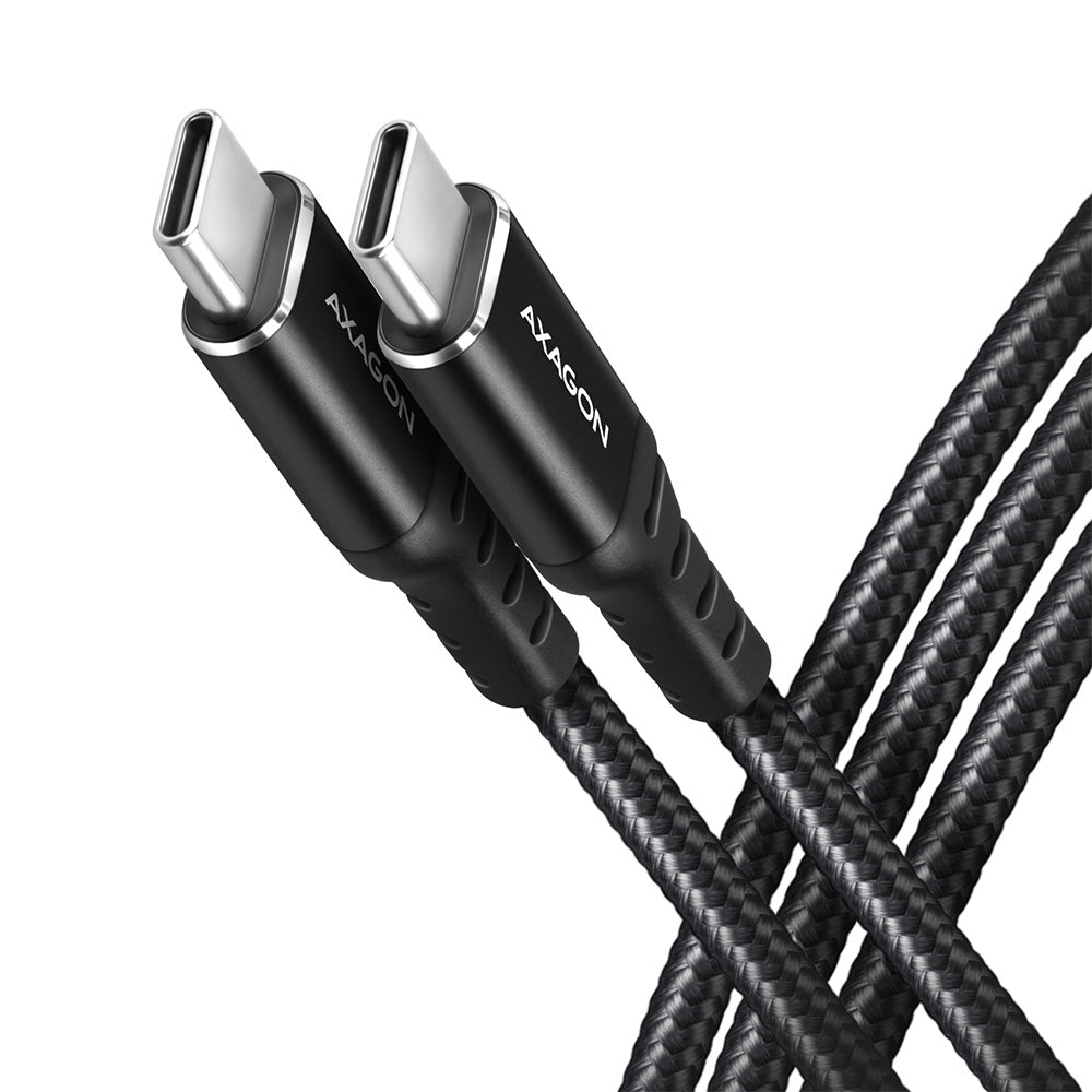 Axagon BUCM-CM10AB USB-kablar USB 2.0 1 m USB C 0,48 Gbit/s 60 W Svart
