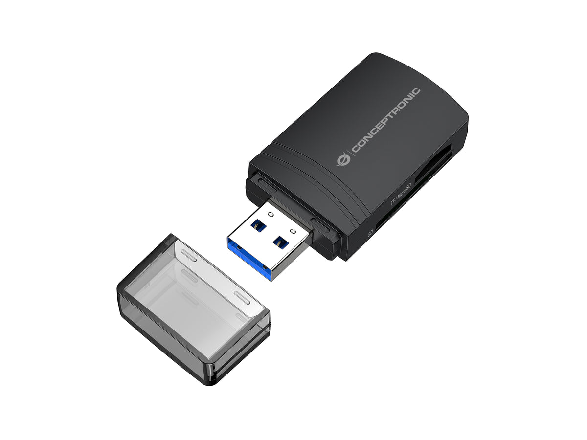 Conceptronic BIAN06B kortläsare USB 3.2 Gen 1 (3.1 Gen 1) Type-A Svart