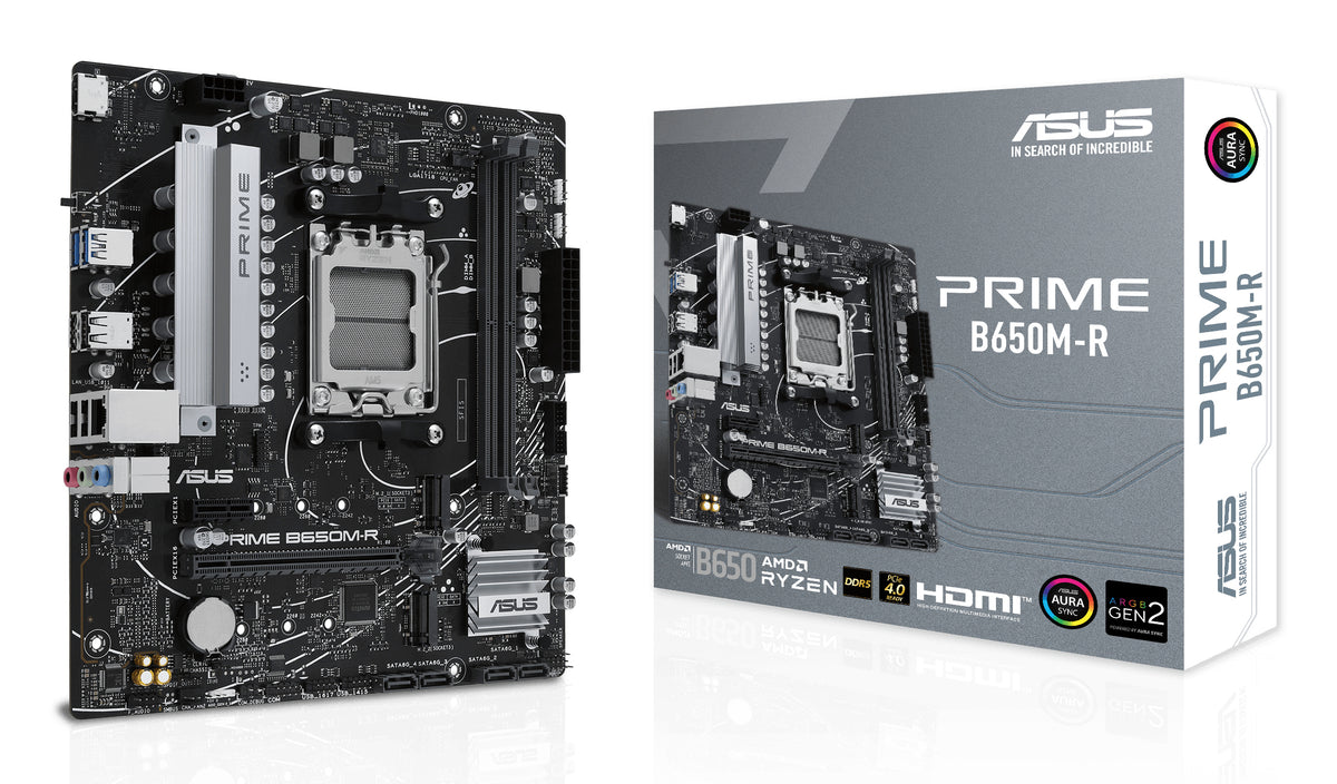 ASUS PRIME B650M-R AMD B650 AM5-sockel micro ATX