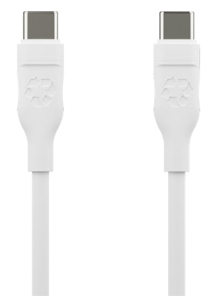 dbramante1928 Bulk Cable 2.5m USB-C/USB-C USB-kablar USB 2.0 2,5 m USB C 0,48 Gbit/s Vit