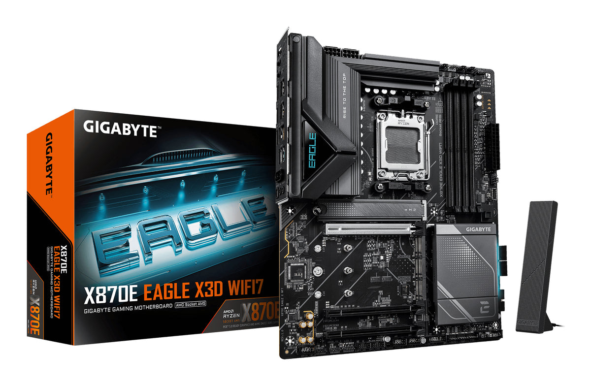 GIGABYTE X870E EAGLE X3D WIFI7 AMD X870E AM5-sockel ATX
