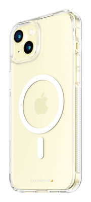 PanzerGlass HardCase Transparent w. White MagSafe & D3O iPhone 15 Plus