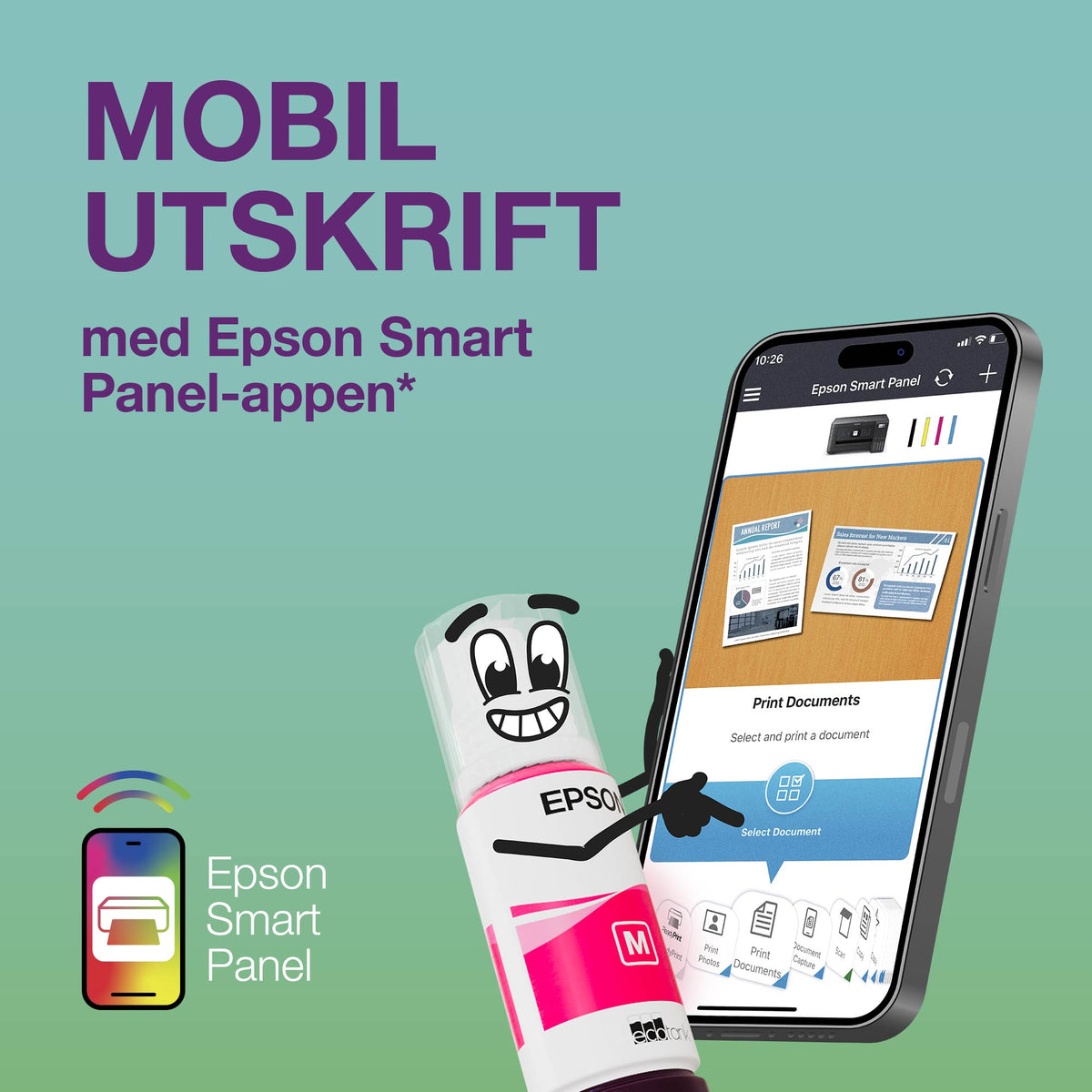 Epson EcoTank ET-8550 - Bläckstråleskrivare - Duplex