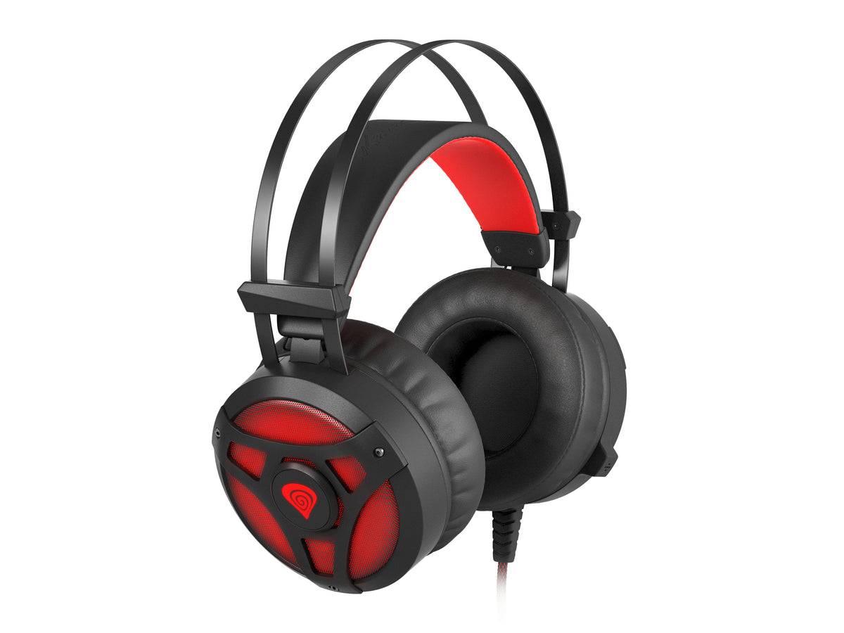 GENESIS Neon 360 Headset Kabel Huvudband Spela Svart