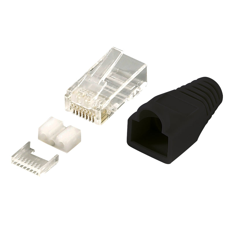 LogiLink MP0022 kabelkontakter RJ45 Svart
