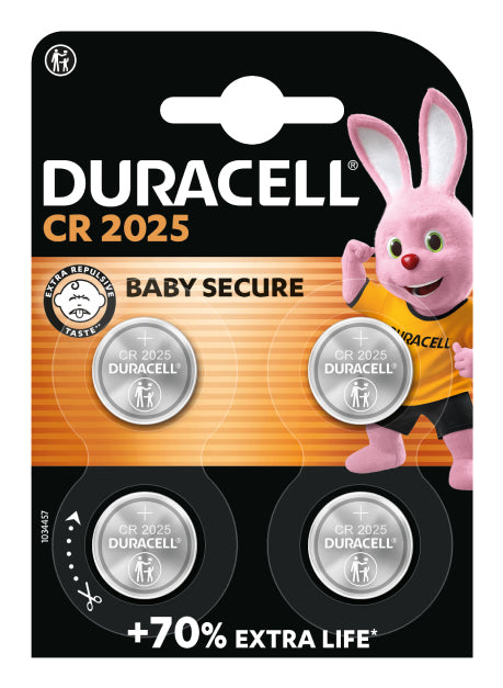 Duracell 81575810 hushållsbatteri Laddningsbart batteri CR2025 Nickel-metallhydrid