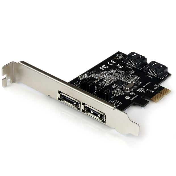 StarTech.com PCI Express SATA 6 Gbps eSATA-kontrollerkort med 2 portar