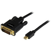 StarTech.com MDP2DVIMM6B videokabeladapter 1,8 m mini DisplayPort DVI-D Svart