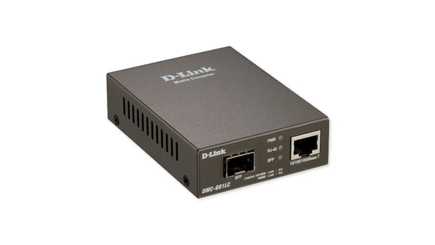 D-Link DMC-G01LC/E mediakonverterare för nätverk 1000 Mbit/s Grå