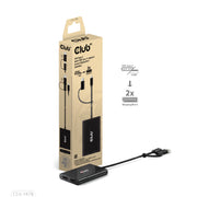 CLUB3D CSV-1478 bilddelare USB Type-C 2x DisplayPort