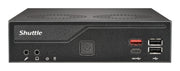 Shuttle Slim PC DH810 1,35L storlek PC Svart LGA 1851 (Socket V1)