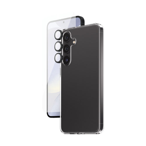 PanzerGlass SAFE. by 3-in-1 Bundle Samsung Galaxy S24+ Genomskinligt skärmskydd