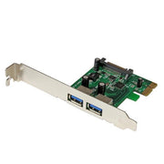 StarTech.com PCI Express (PCIe) SuperSpeed USB 3.0-kortadapter med 2 portar och UASP