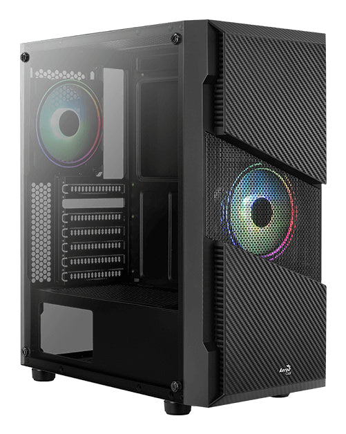 Aerocool Menace Saturn RGB Midi Tower Svart