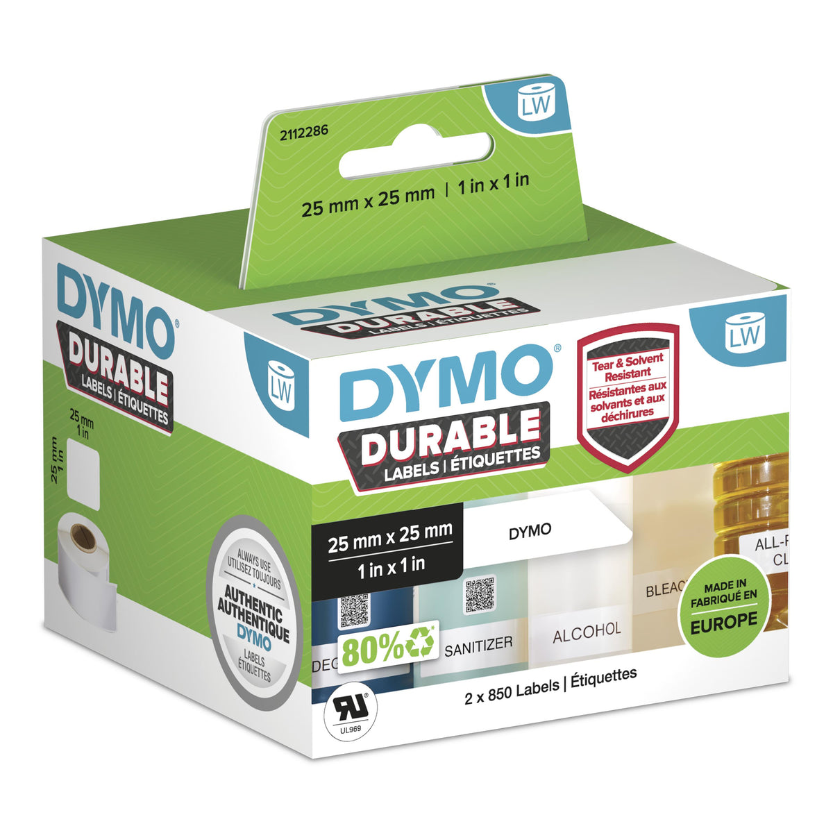 DYMO Hållbara LabelWriter-originaletiketter