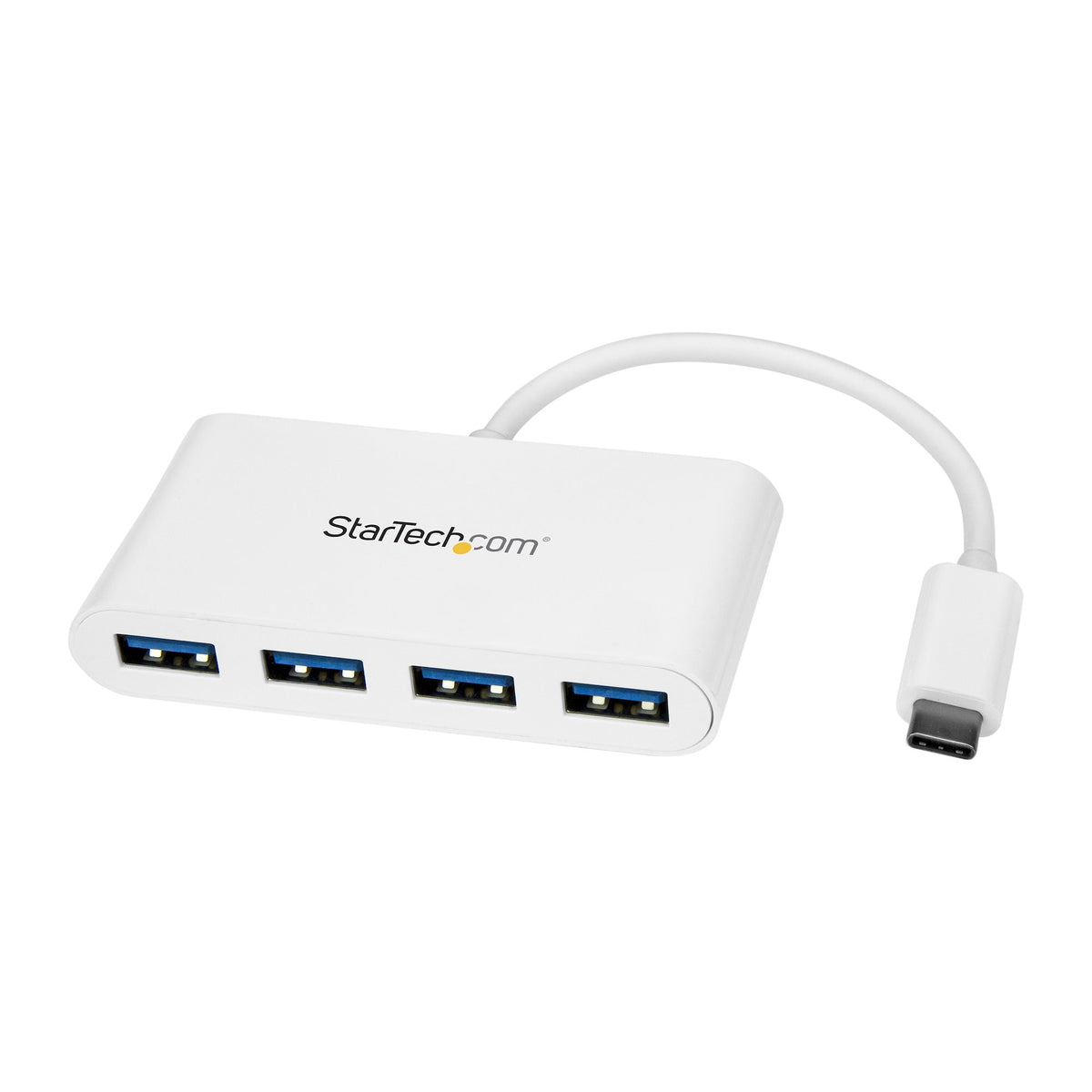 StarTech.com USB C-hubb med 4 portar tillsammans med 4x USB A-portar (USB 3.0