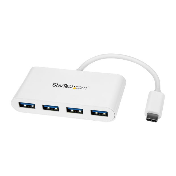 StarTech.com USB C-hubb med 4 portar tillsammans med 4x USB A-portar (USB 3.0