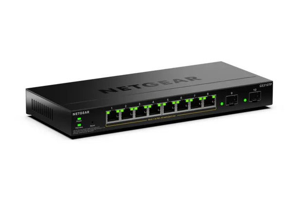 NETGEAR GS310TPv2 hanterad L2/L3 Gigabit Ethernet (10/100/1000) Strömförsörjning via Ethernet (PoE) stöd