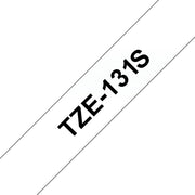 Brother TZE131S etikett-tejp Svart på transparent TZe