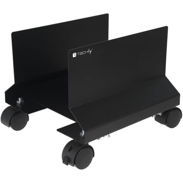 Techly ICA-CS 34 multimediavagnar & ställ Svart PC Multimediavagn