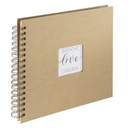 Hama Craft fotoalbum Brun 80 ark 10 x 15 Spiralbindning