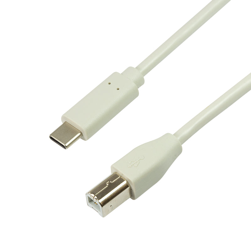 LogiLink CU0161 USB-kablar USB 2.0 2 m USB C USB B 0,48 Gbit/s Grå