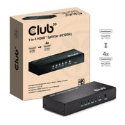 CLUB3D 1 to 4 HDMI Splitter 4K120Hz